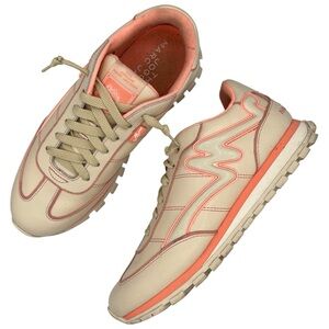 Marc Jacobs The Fluo Joggers Sneakers in Tapioca and Light Pink EU 41 US 11
